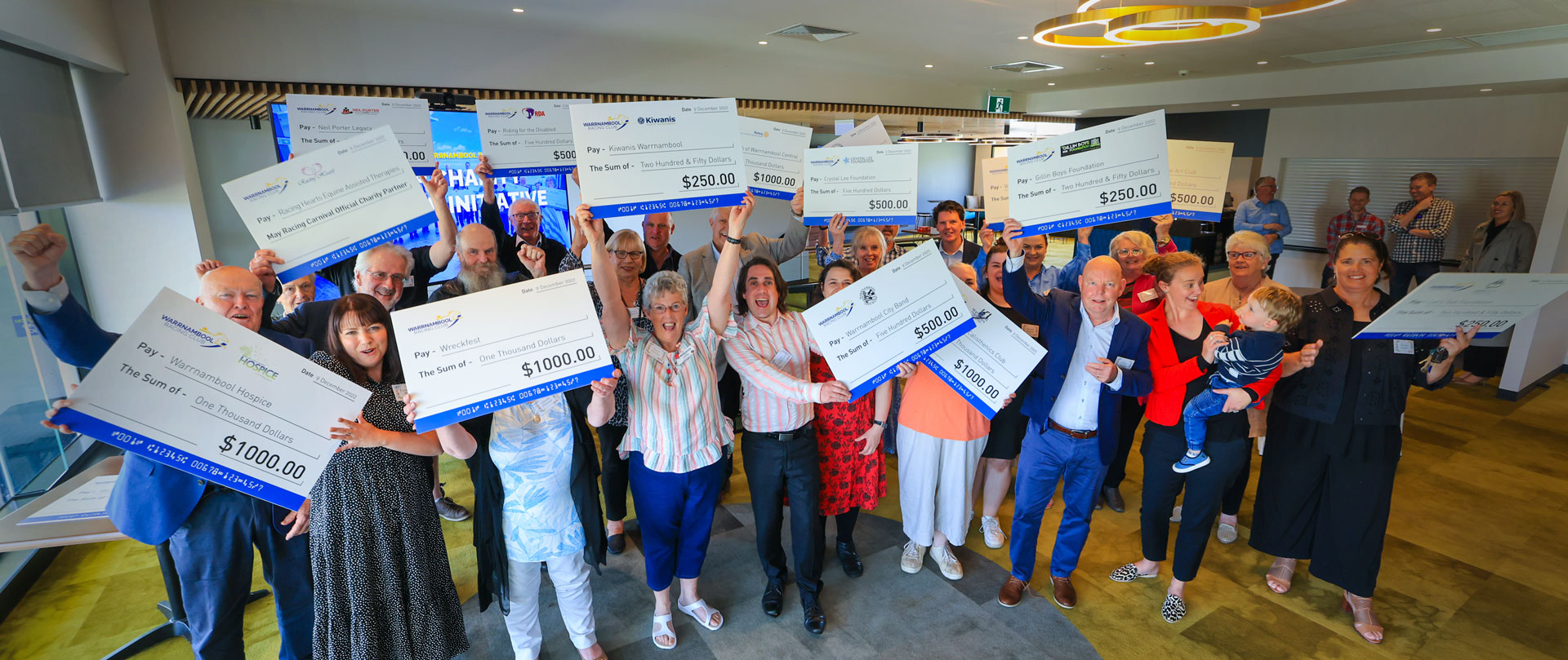 Jump by WRC Recipients with cheques 2022